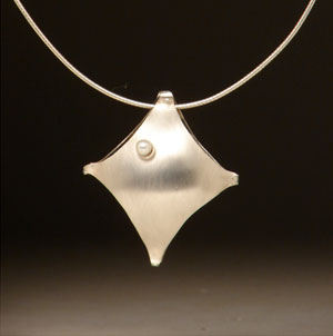 Sterling Pearl Pendant